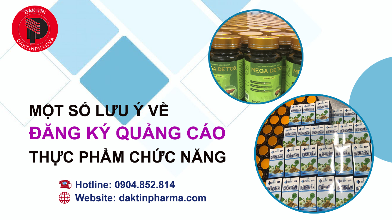 Hồ sơ Đăng ký quảng cáo Thực phẩm chức năng